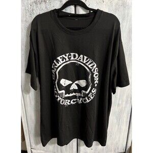 Harley Davidson men’s shirt Xxl black motorcycle biker skull